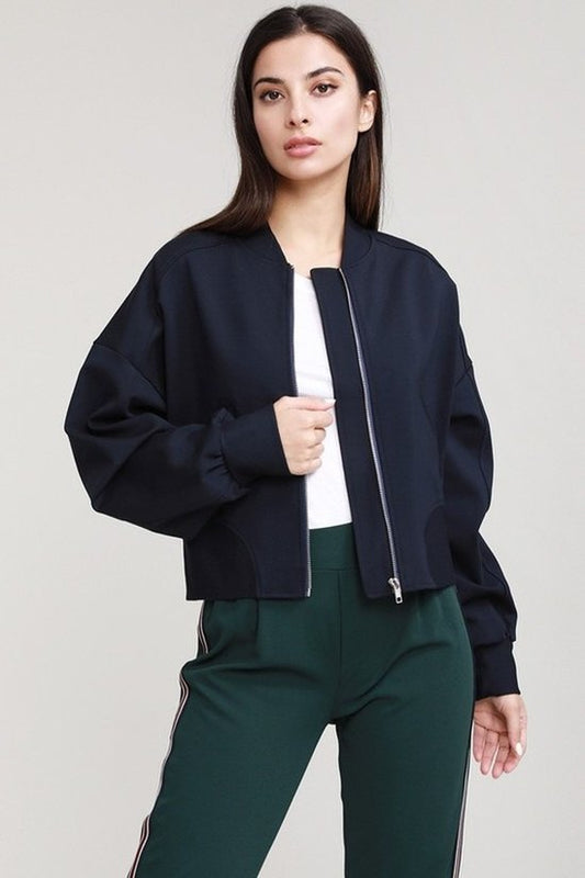 Navy Bomber Jacket